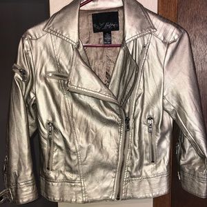 Buckle Leather Jacket